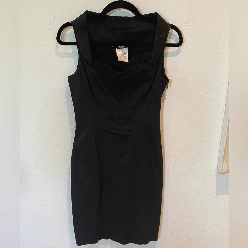 Dolce & Gabbana Black Knee Length Dress Size 40